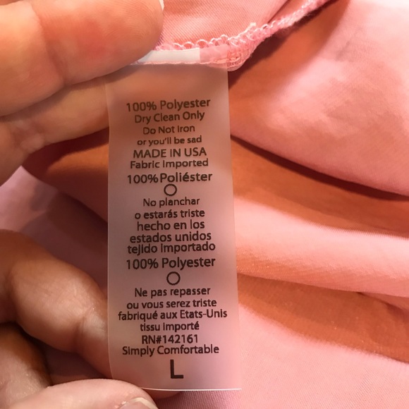LuLaRoe elegance collection pink shimmering duster - Picture 6 of 7